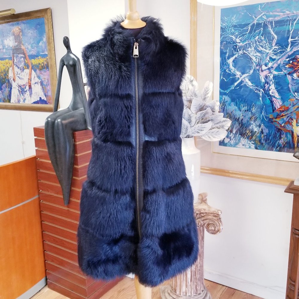 100% Real Toscana Lamb Vest - Picture 2 of 9